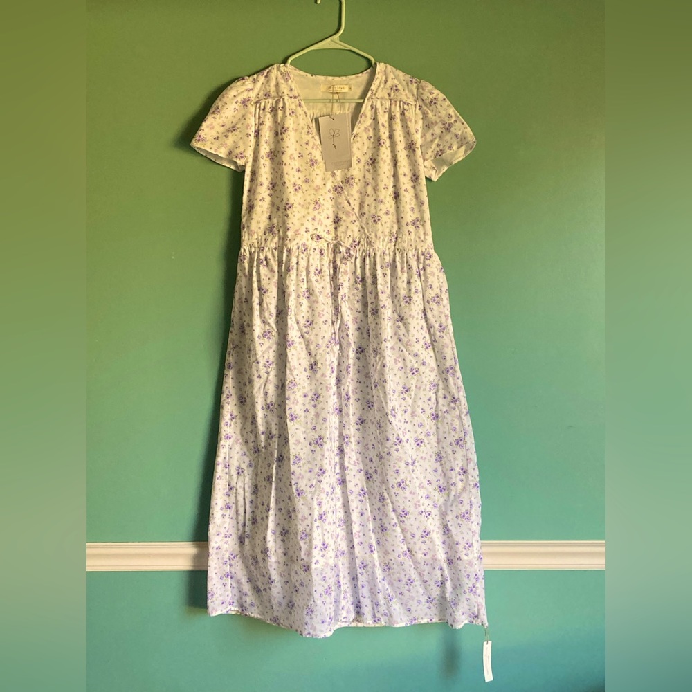 Christy Dawn The Dawn Dress in Lilac Floral- size XS